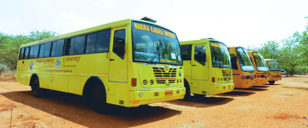 Madurai Kamaraj University Transport Facility