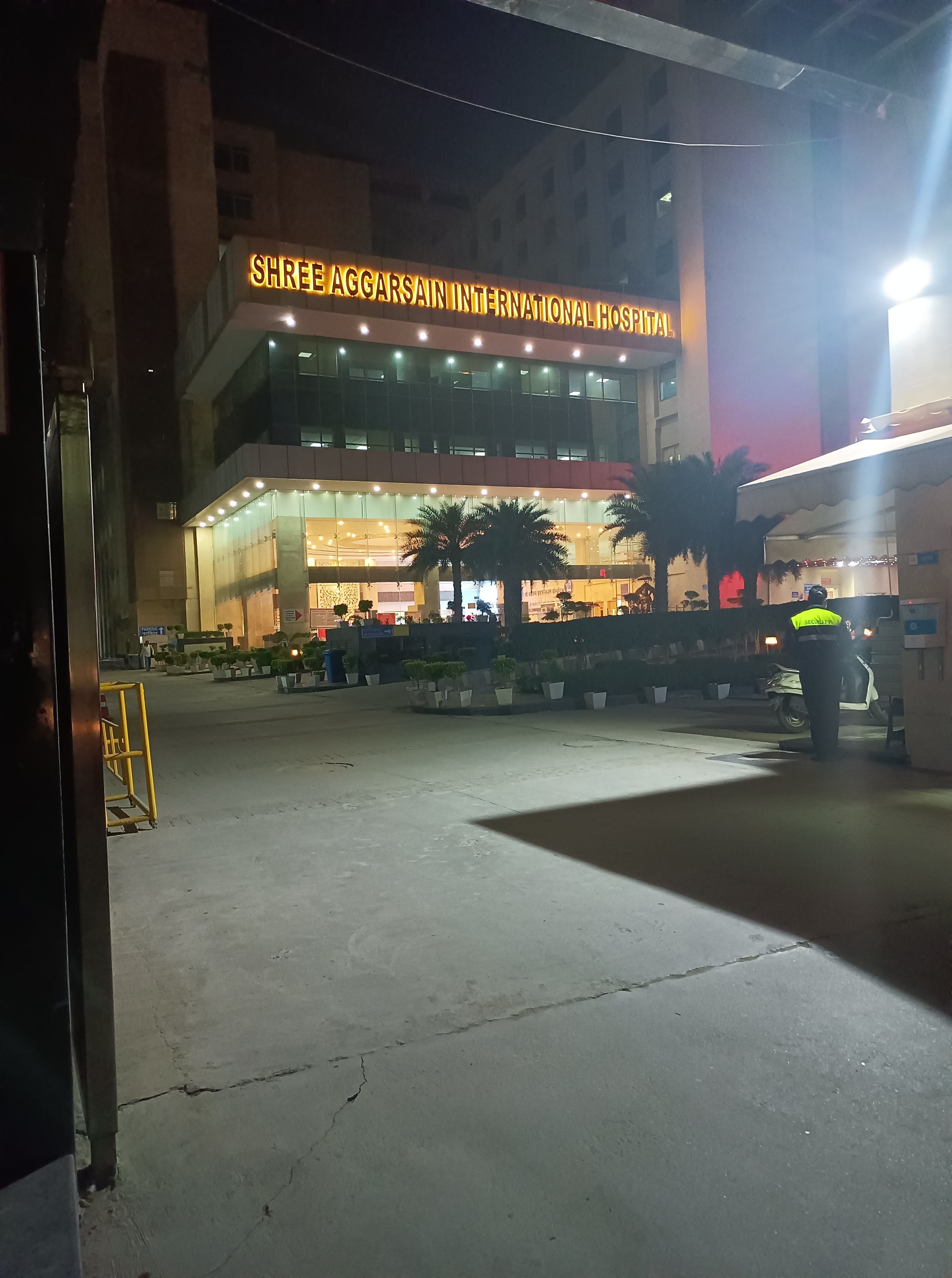 Maharaja Agrasen Institute of Technology Night View