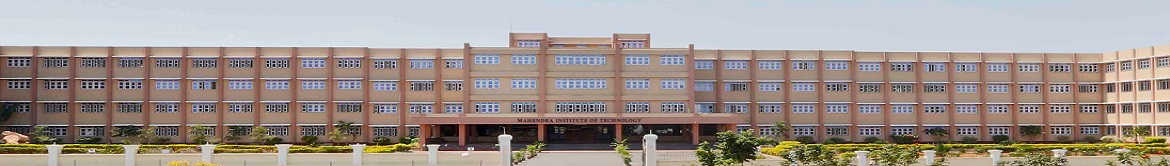 Mahendra Institute of Technology - MIT Campus Building