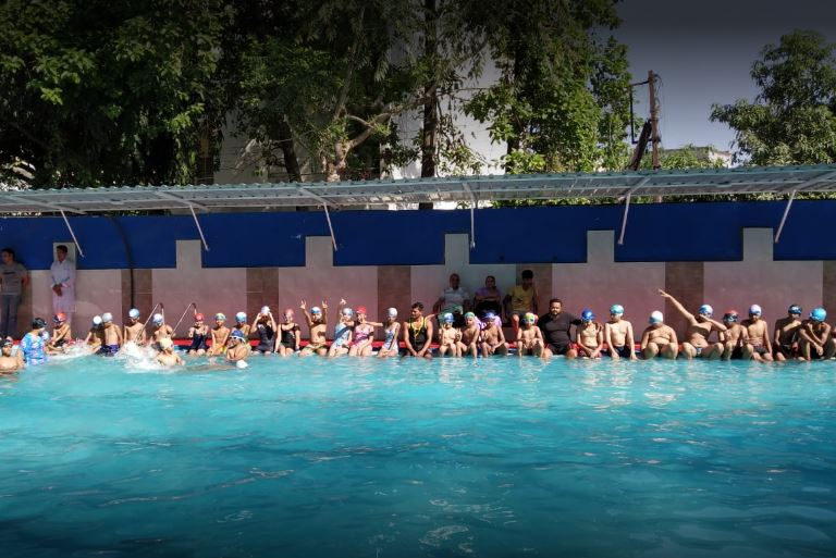 Mansarovar Global University Swimming Pool