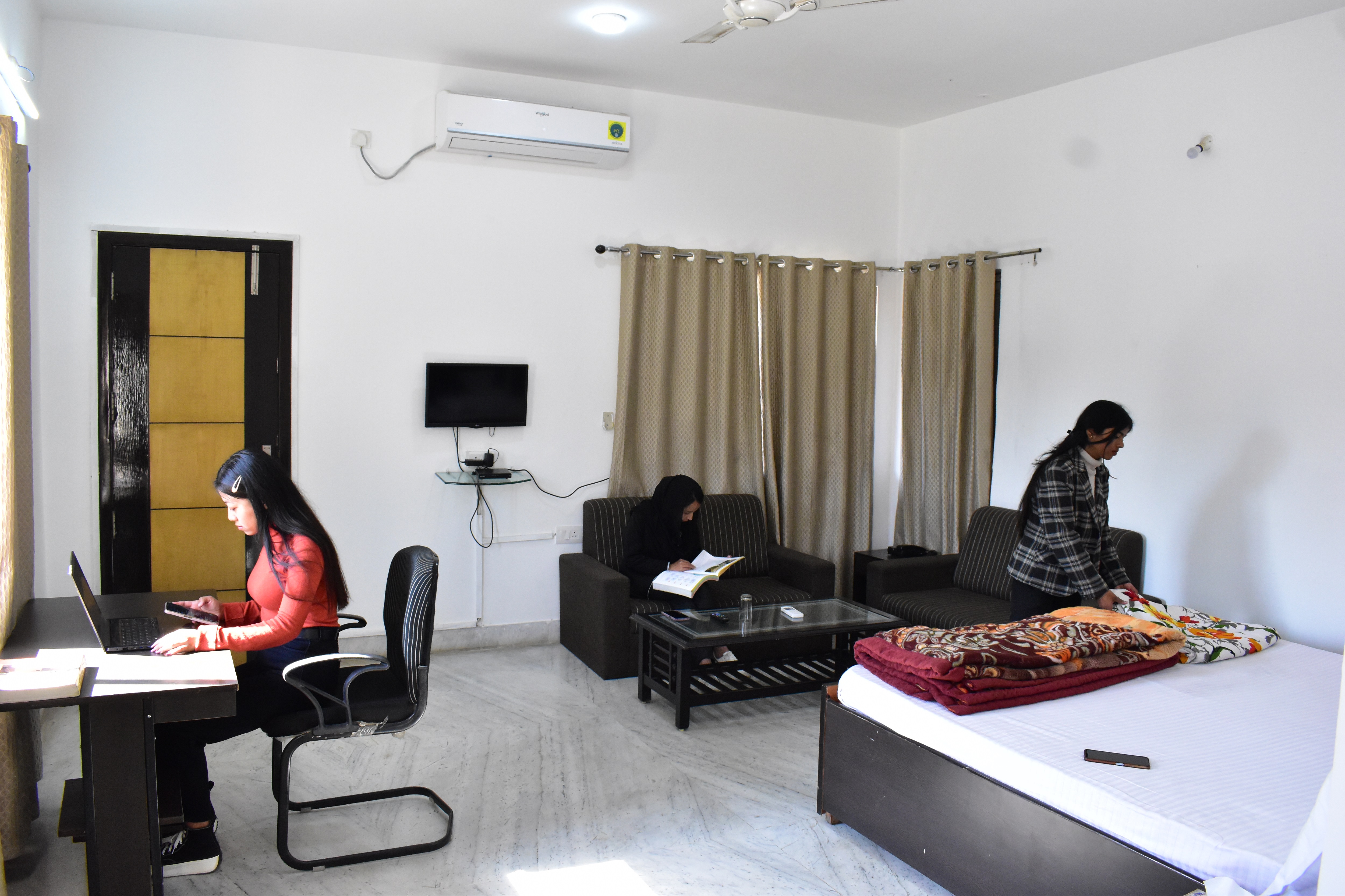 Mewar University Hostel Room