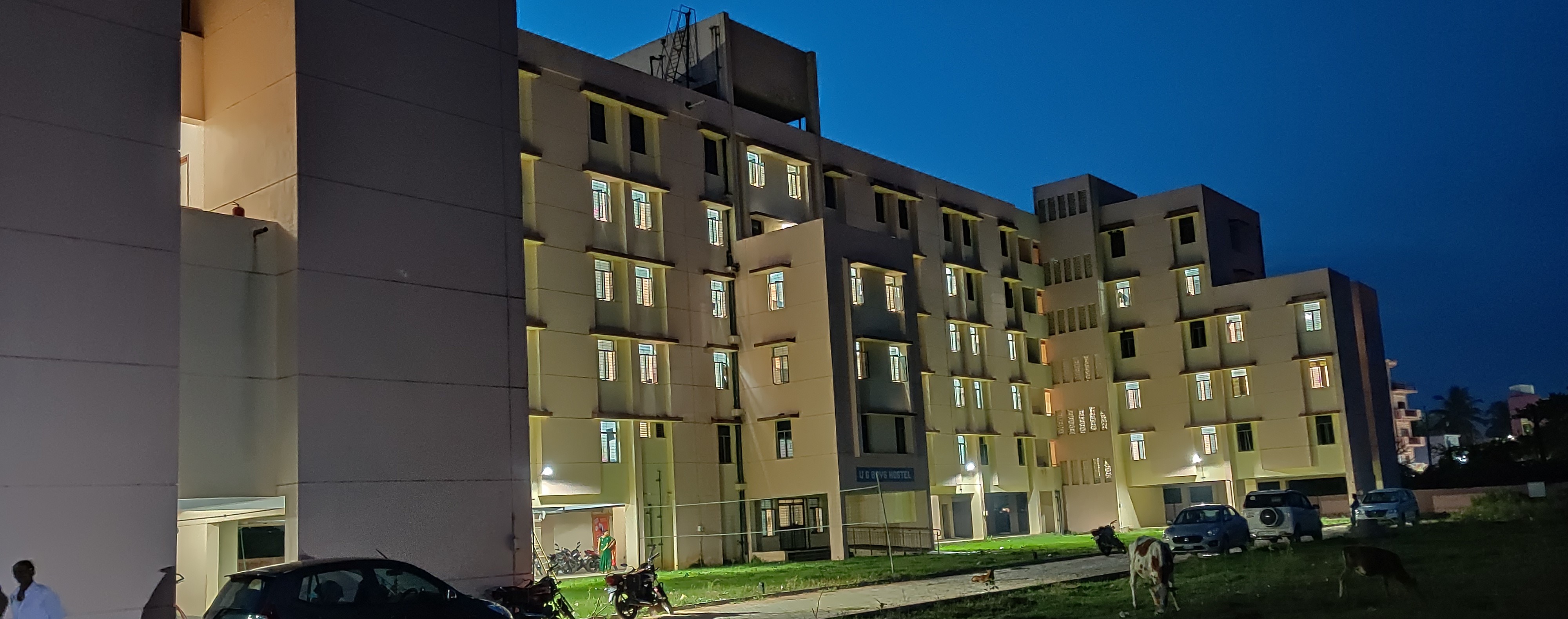 MKCG Medical College, Berhampur Night View