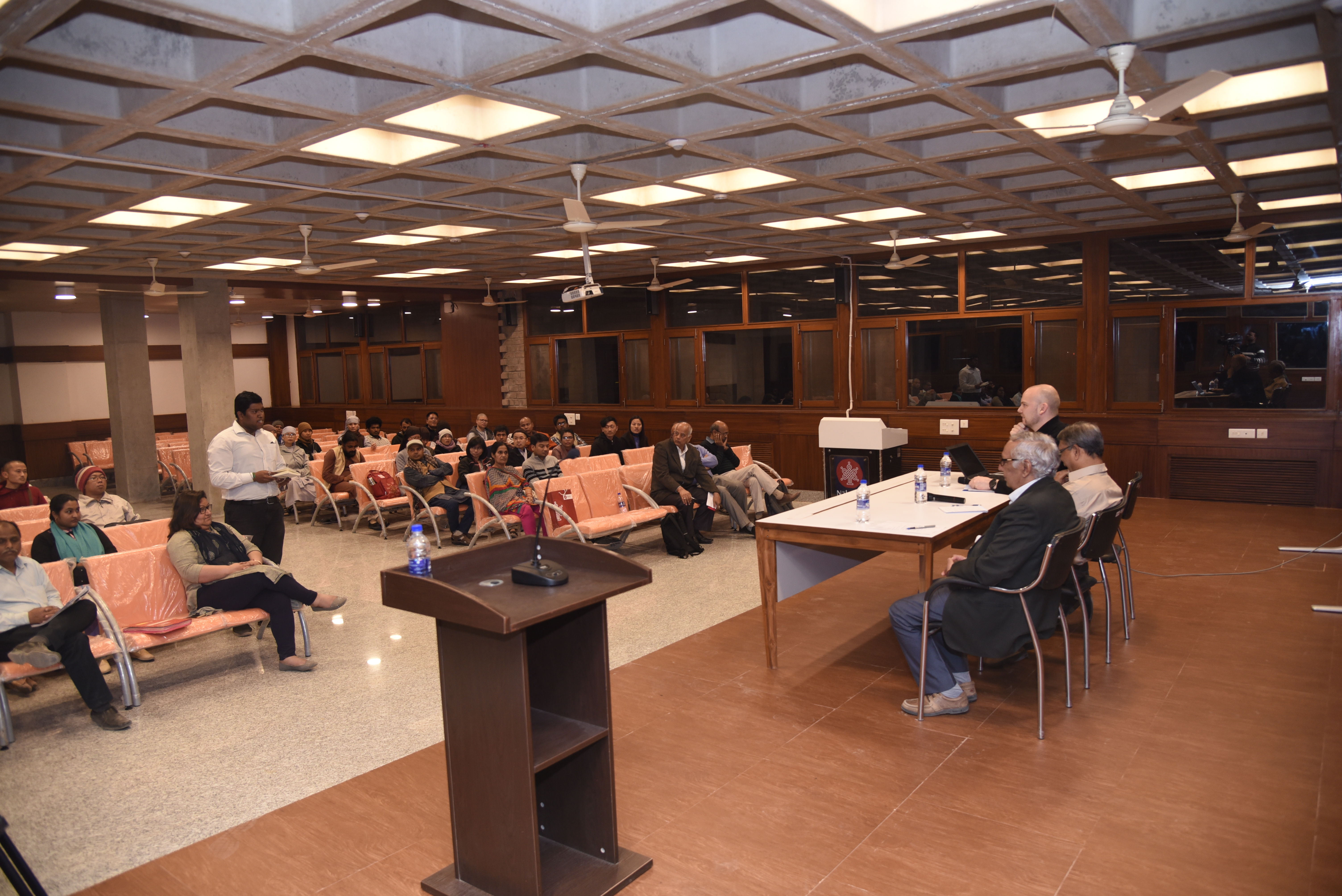 Nalanda University Seminar hall