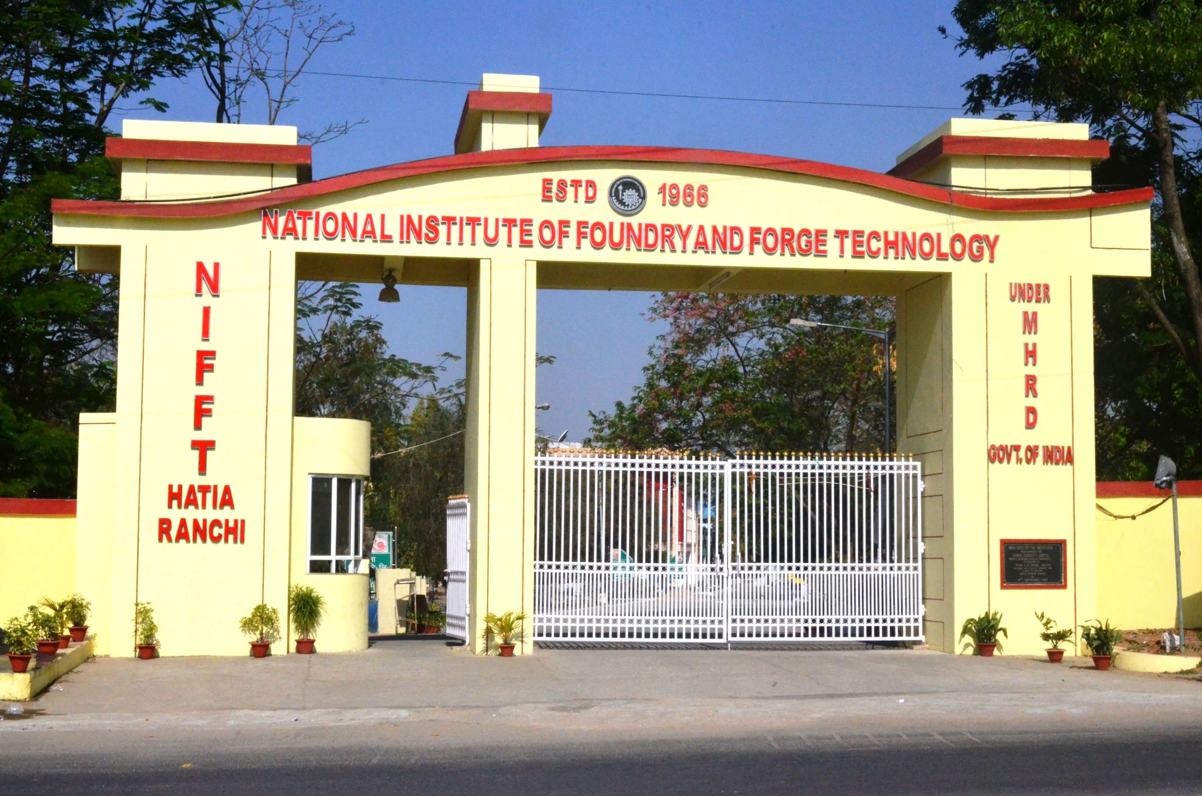 NIAMT Entrance