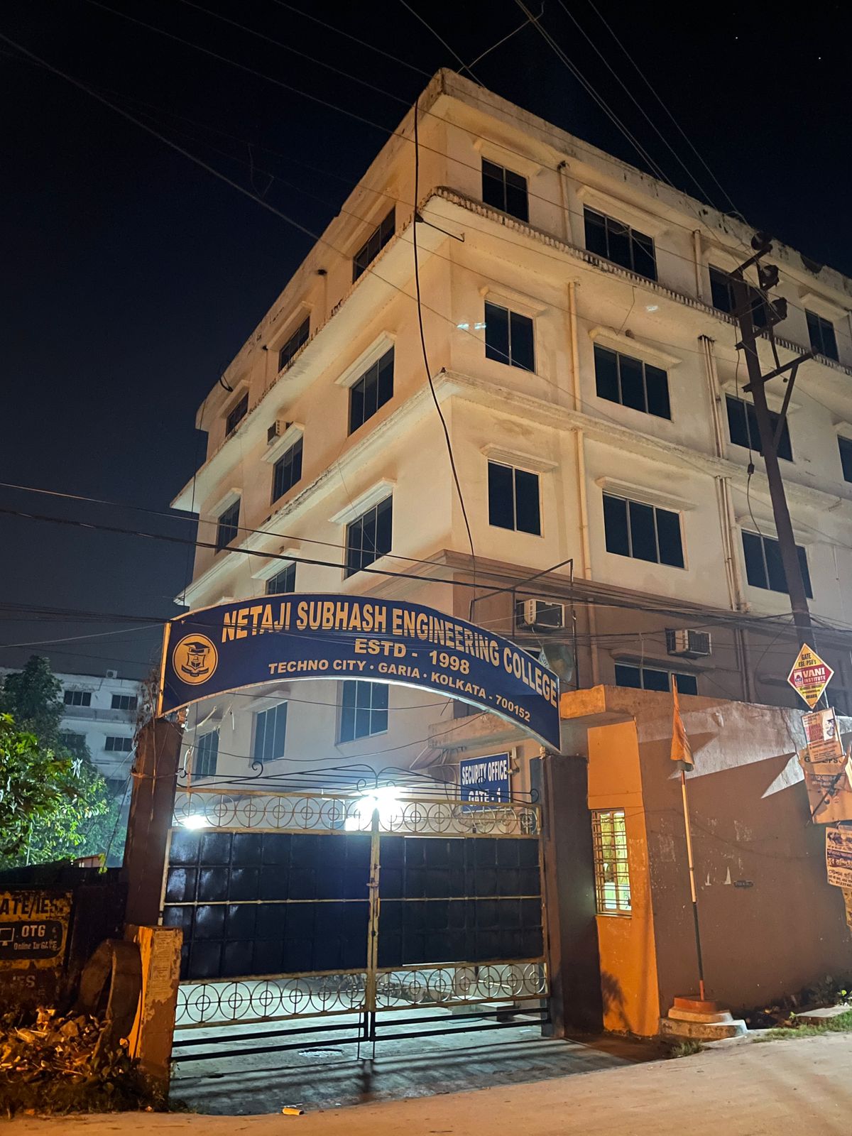 Netaji Subhash Engineering College Night View
