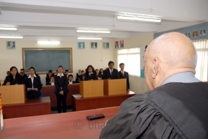 New Law College, Bharati Vidyapeeth Deemed to be University Classroom