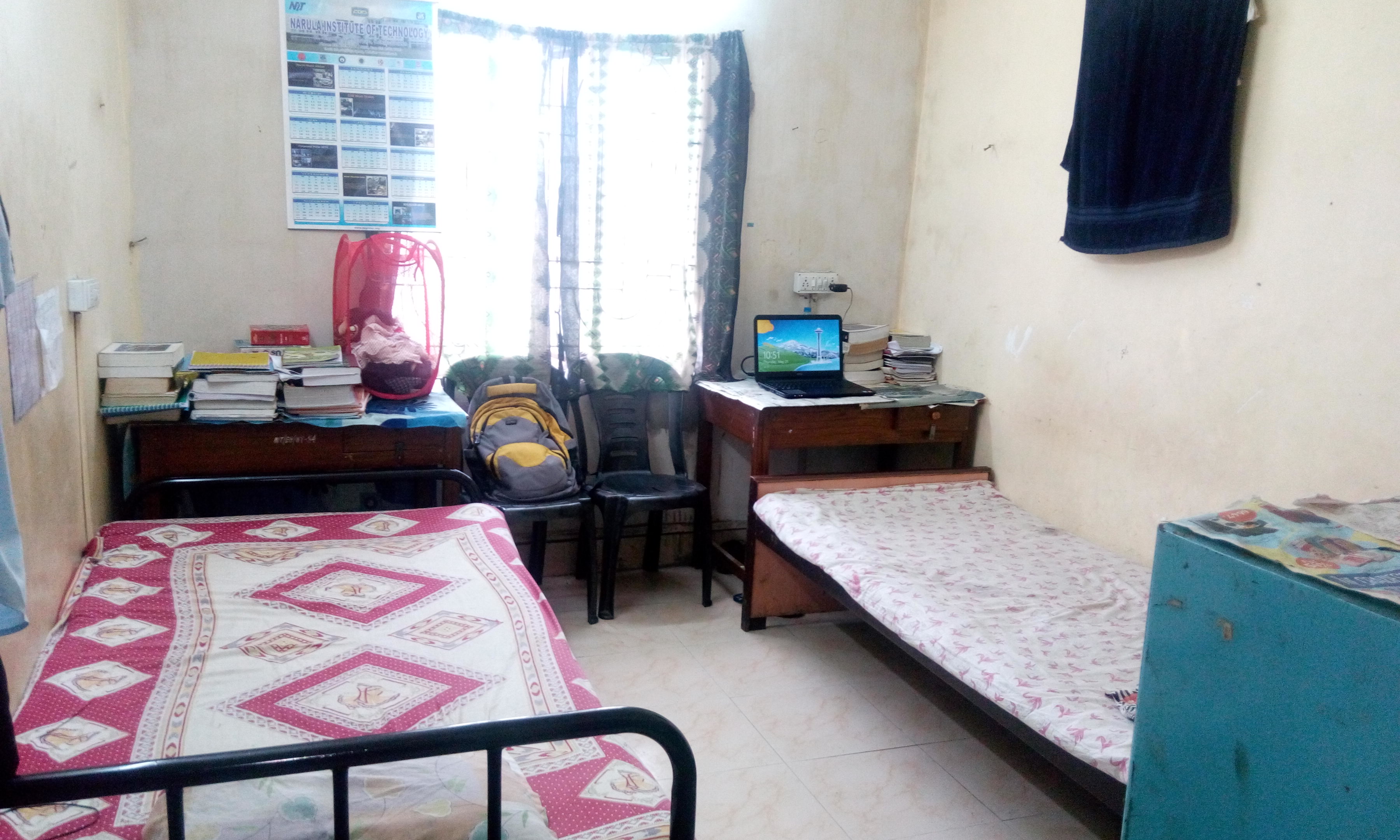 Narula Institute of Technology Hostel Room