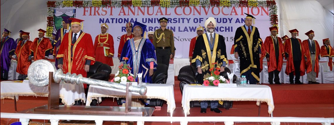 NLU Ranchi Convocation