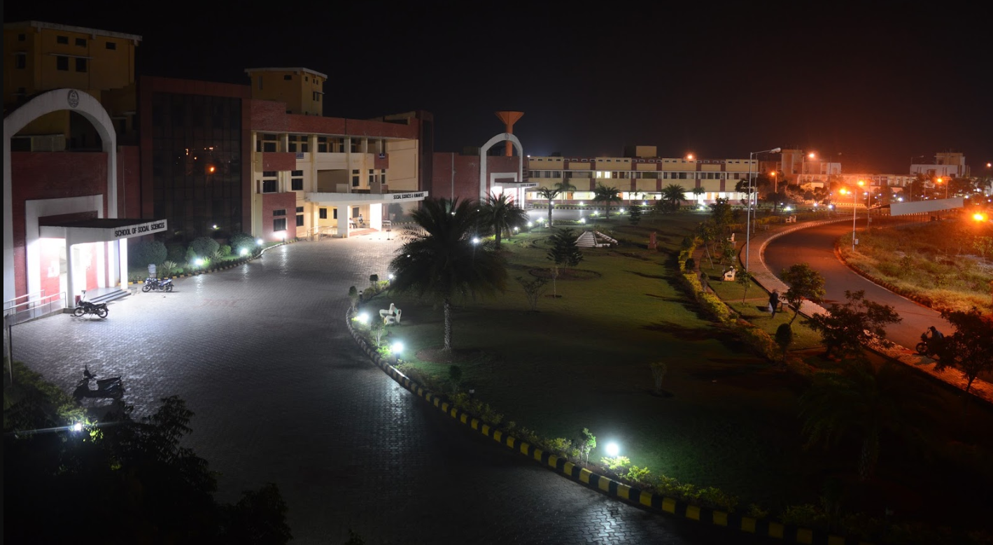 Pondicherry University Night View
