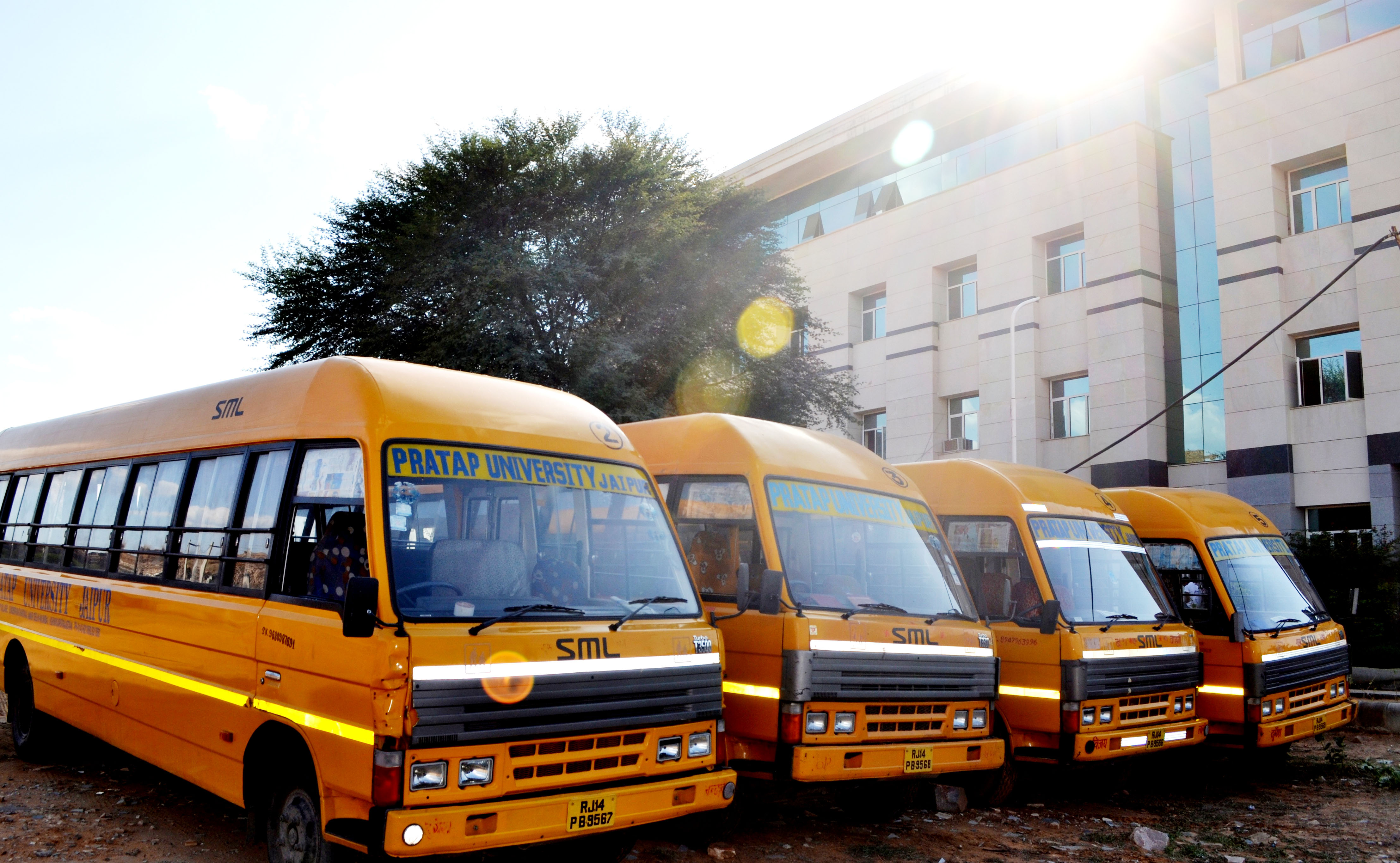 Pratap University Transport Facility