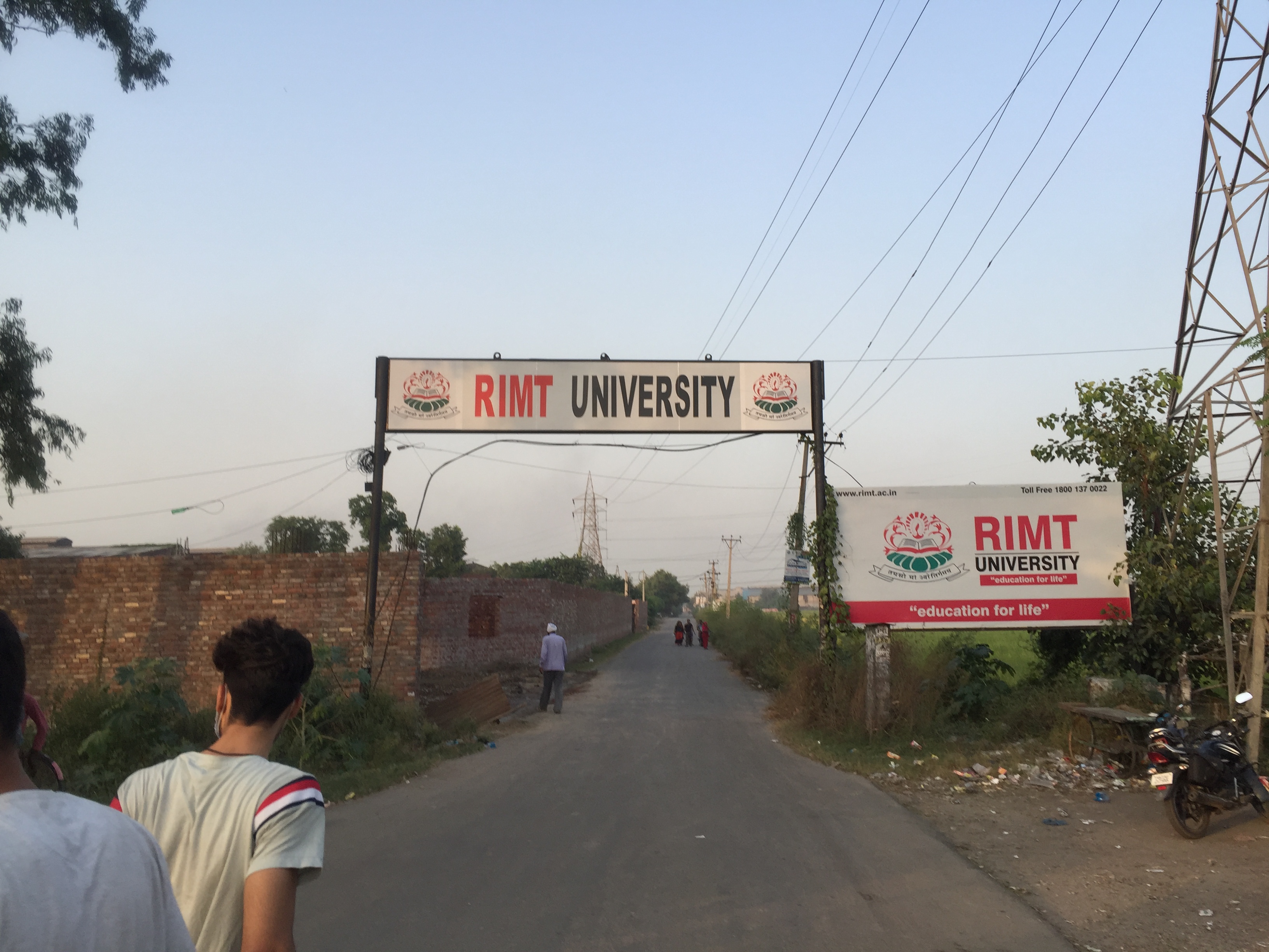 RIMT University Entrance