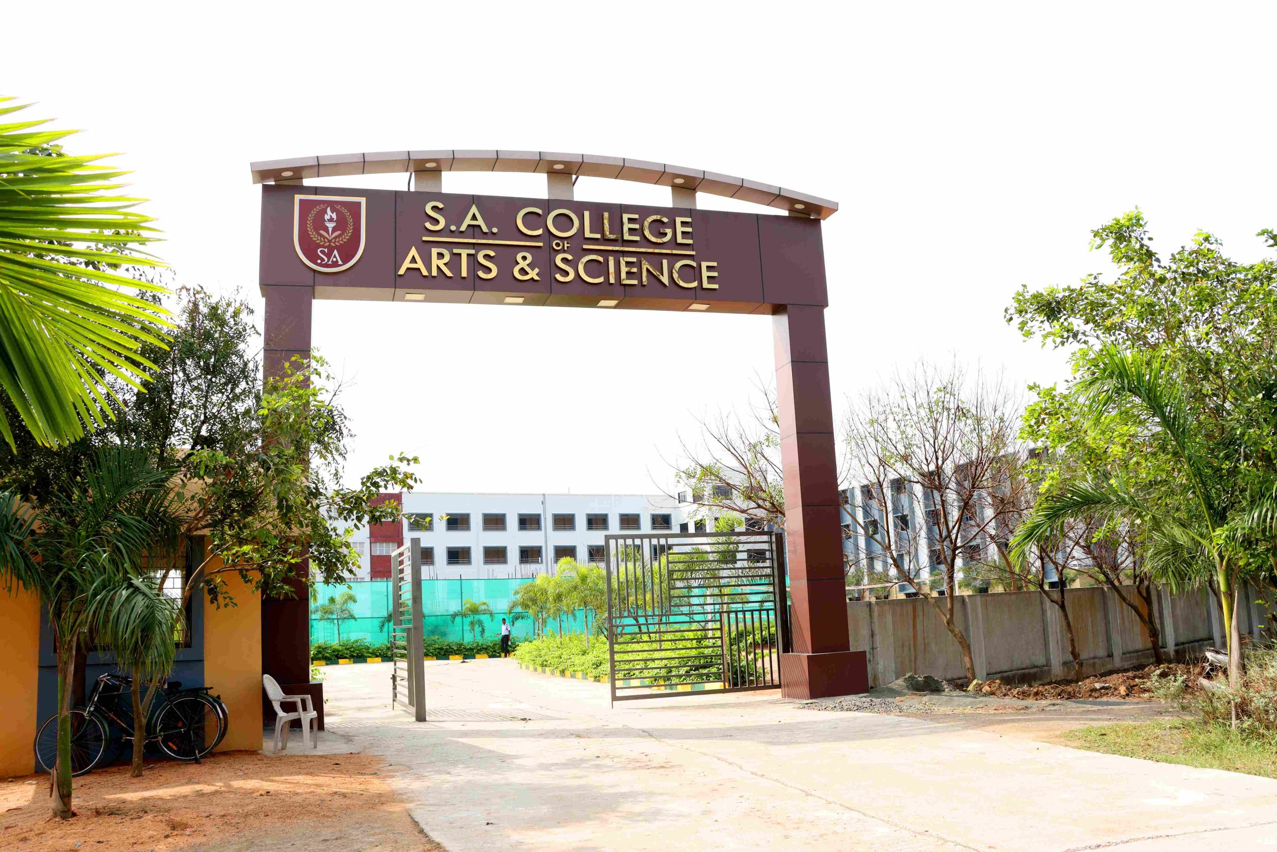S.A. College of Arts and Science Campus View