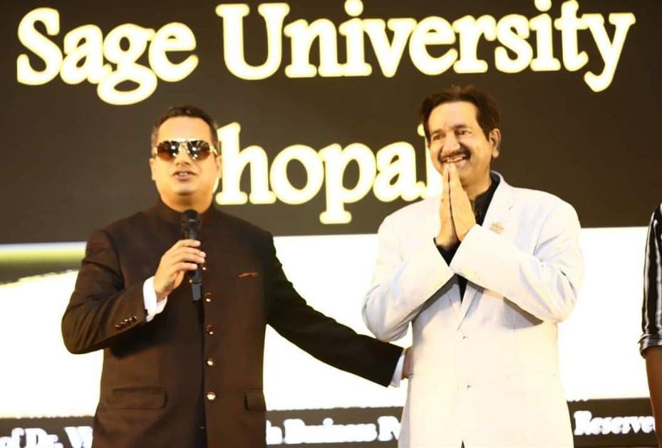 SAGE University Bhopal Celebrity Visit(1)