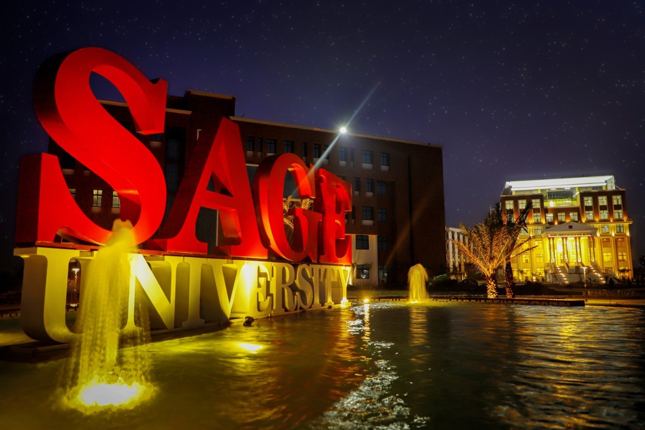 SAGE University Bhopal Night View
