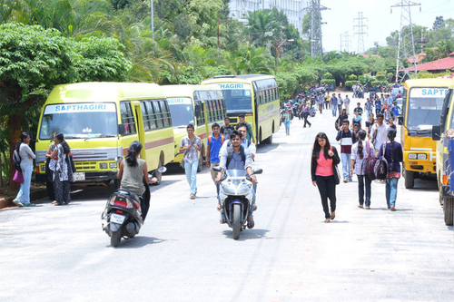 Sapthagiri NPS University Transport Facility