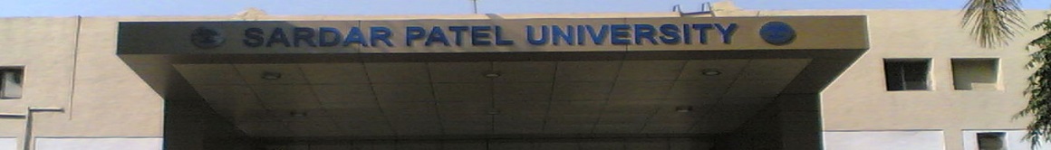 Sardar Patel University Campus View