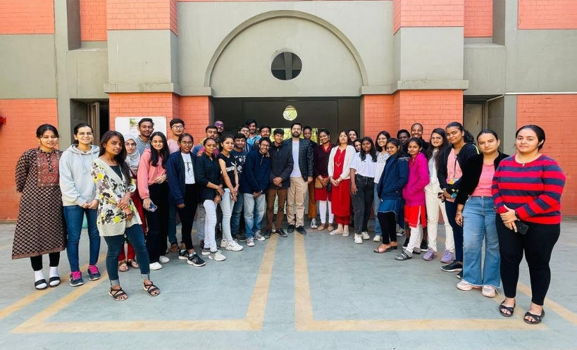 Sardar Vallabhbhai Global University Celebrity Visit