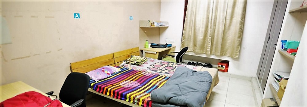 Shiv Nadar University Hostel Room