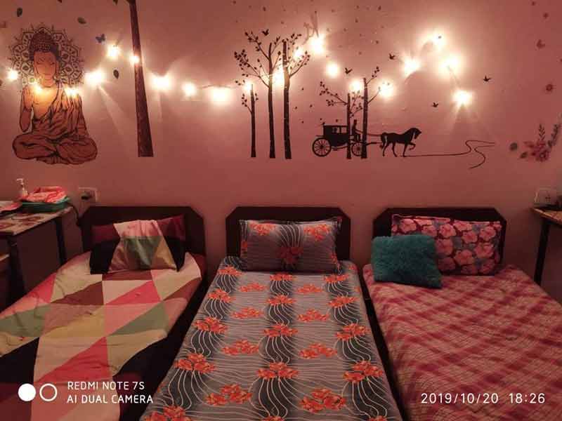 SRMU Lucknow Hostel Room