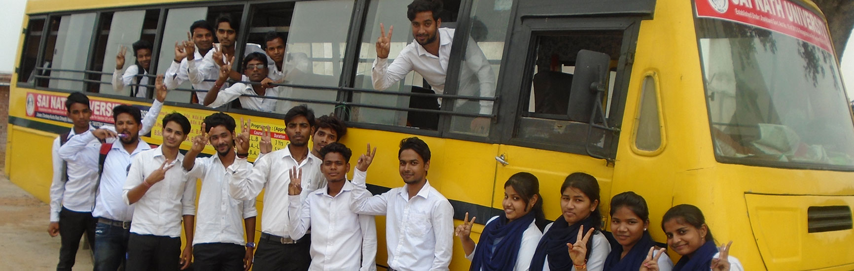 Sai Nath University Transport Facility