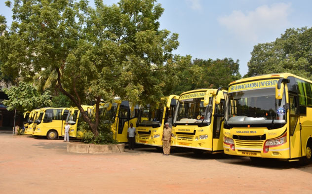 SRIHER Chennai Transport Facility