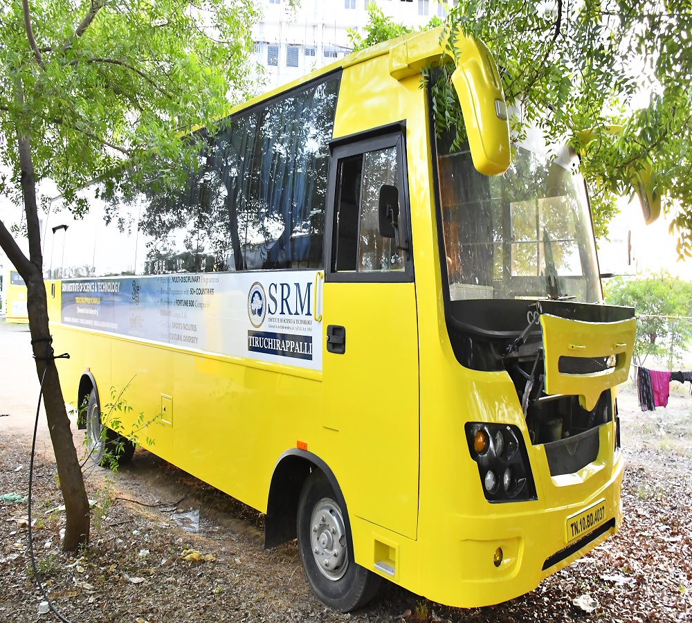 SRM IST Trichy Transport Facility