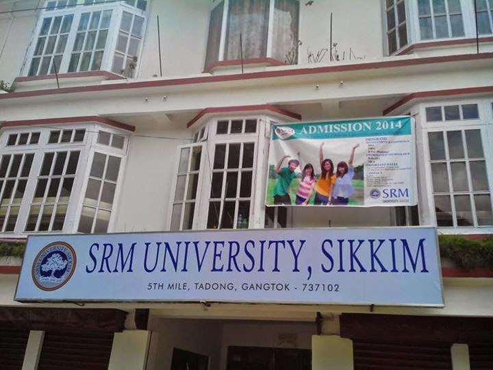 SRM University Sikkim Campus View