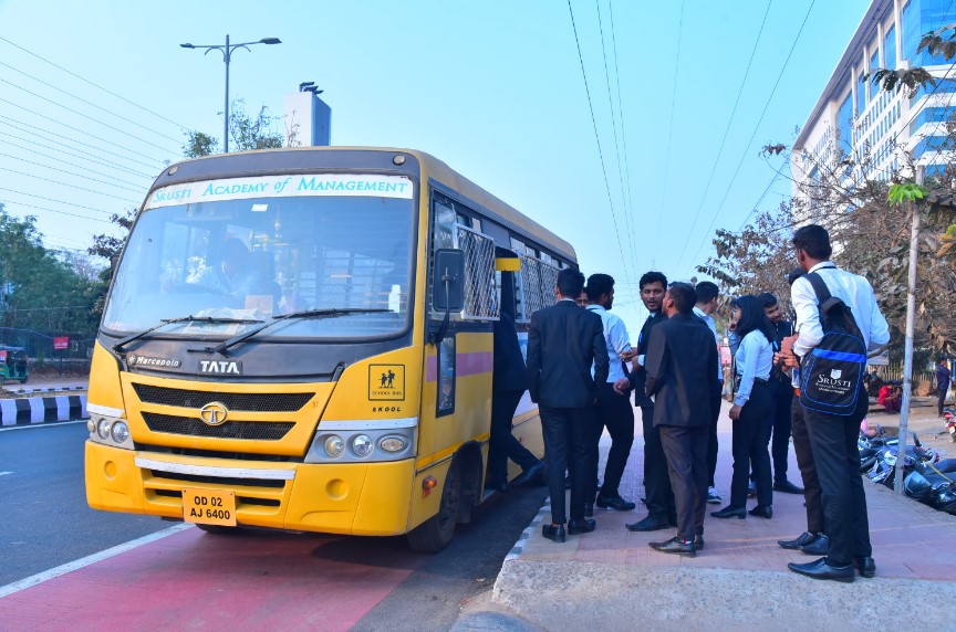Srusti Academy of Management Transport Facility