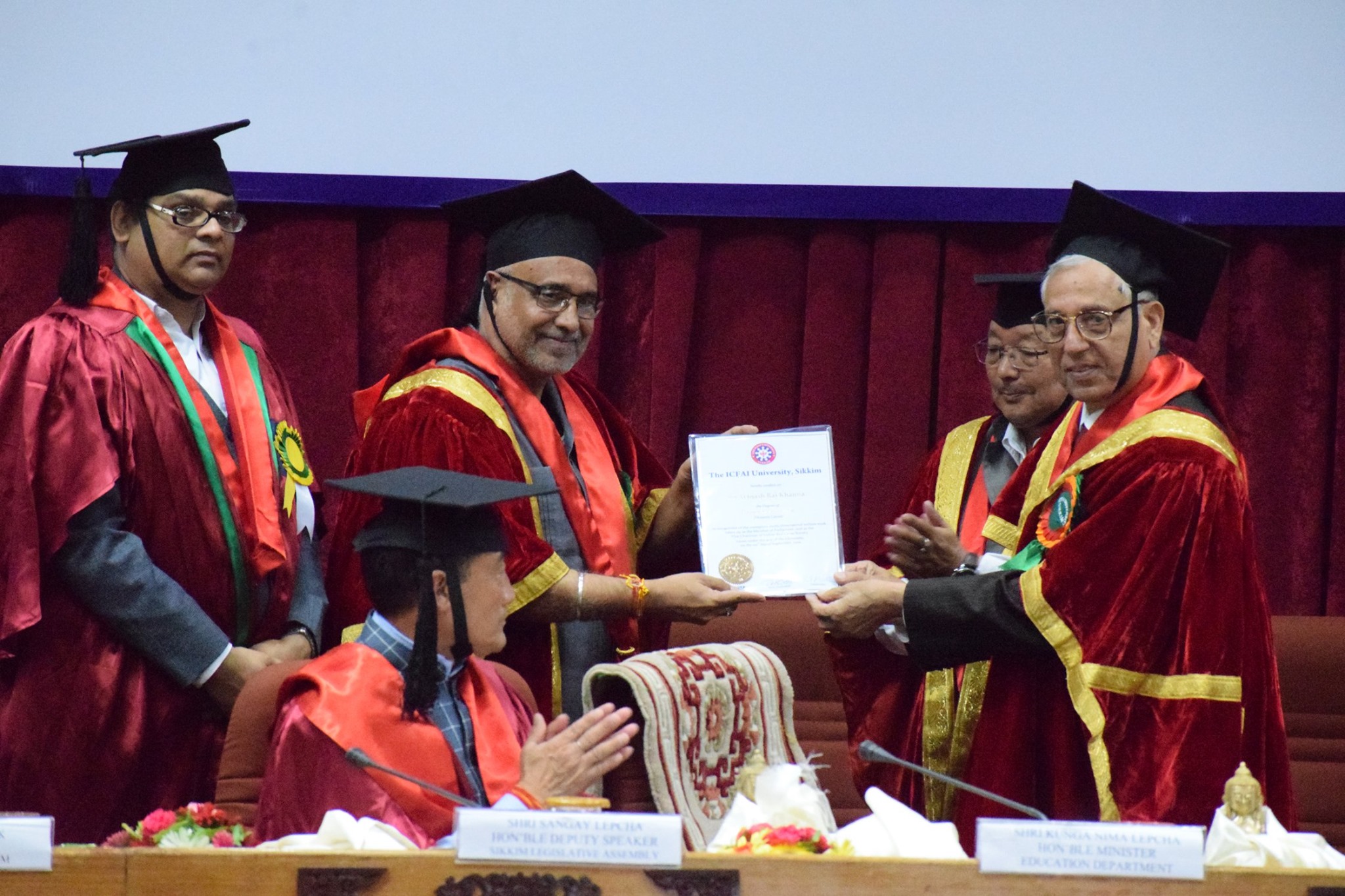 ICFAI University, Sikkim Convocation