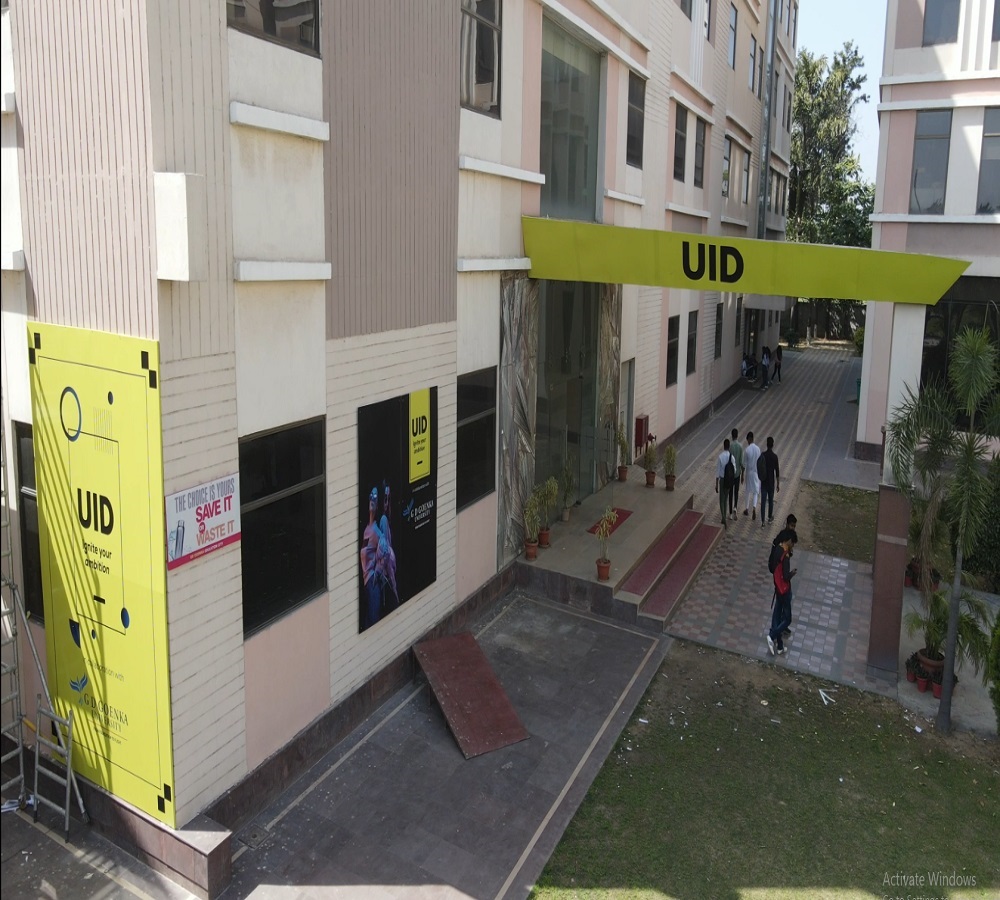 United World Institute of Design, GD Goenka University Entrance(1)