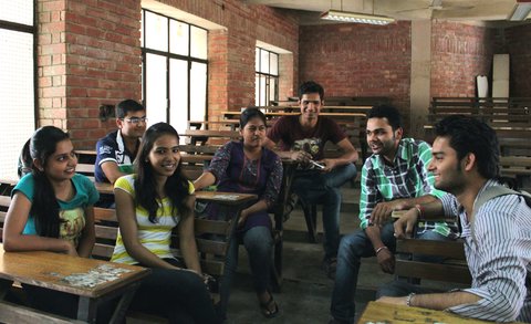 Lucknow University Classroom