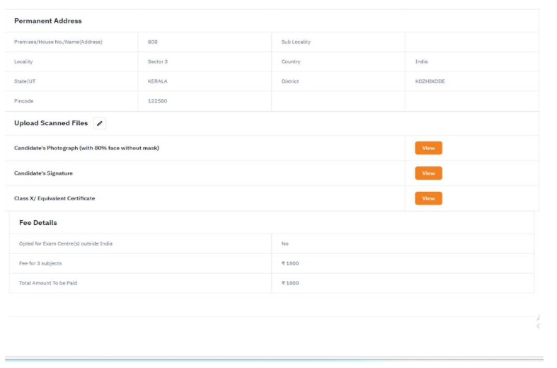 CUET PG Application Picture and signature