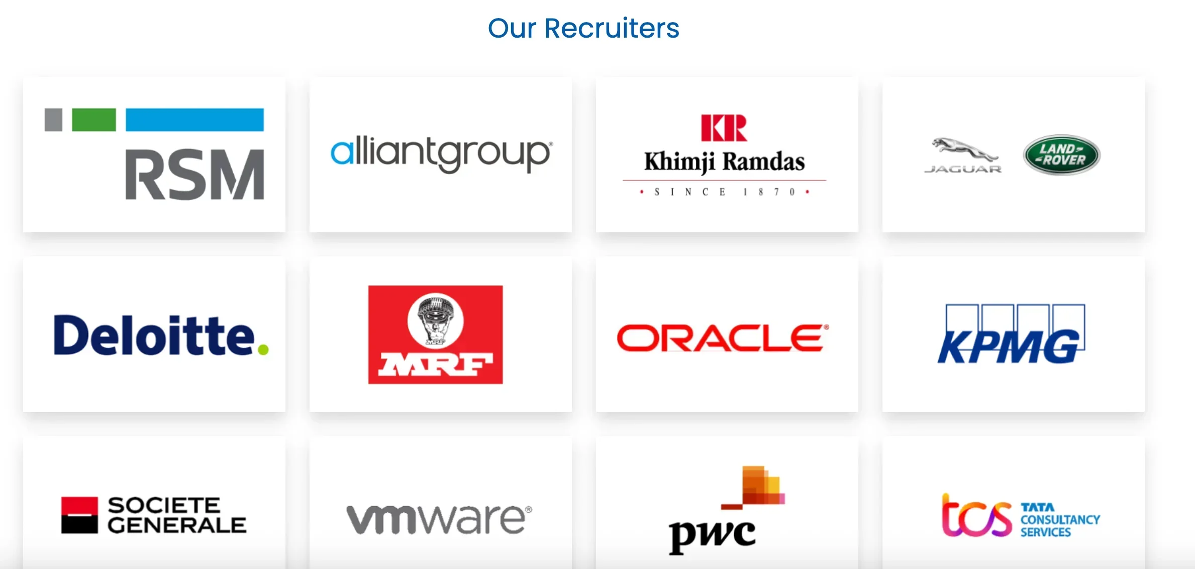 MIME Bengaluru Top Recruiters