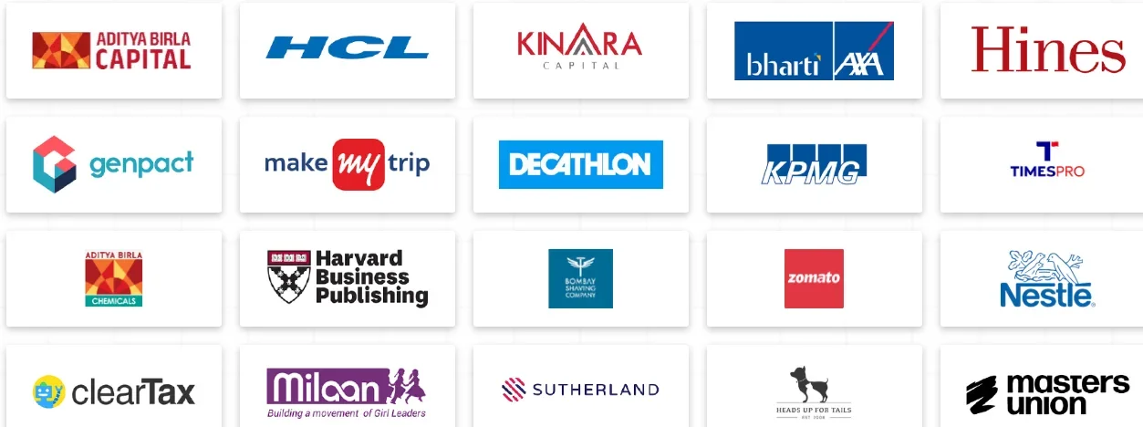 Vedica Scholars Programme For Women Top Recruiters