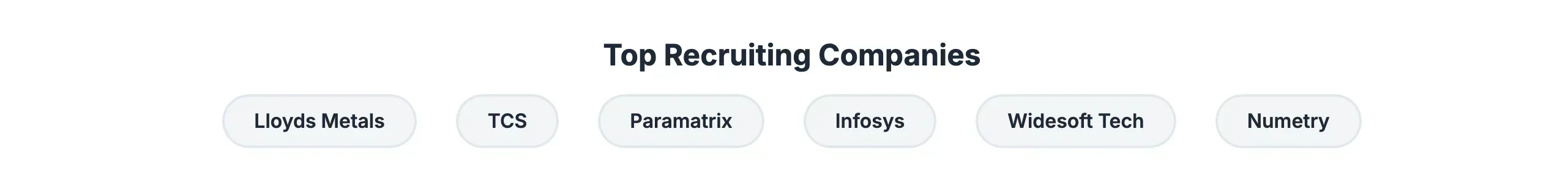 Ballarpur Institute of Technology Top Recruiters