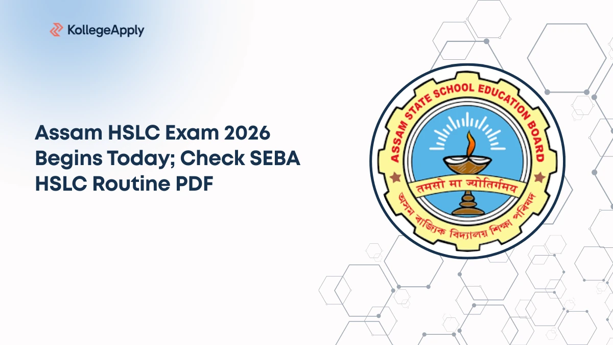 Assam HSLC Exam 2026 Begins Today; Check SEBA HSLC Routine PDF