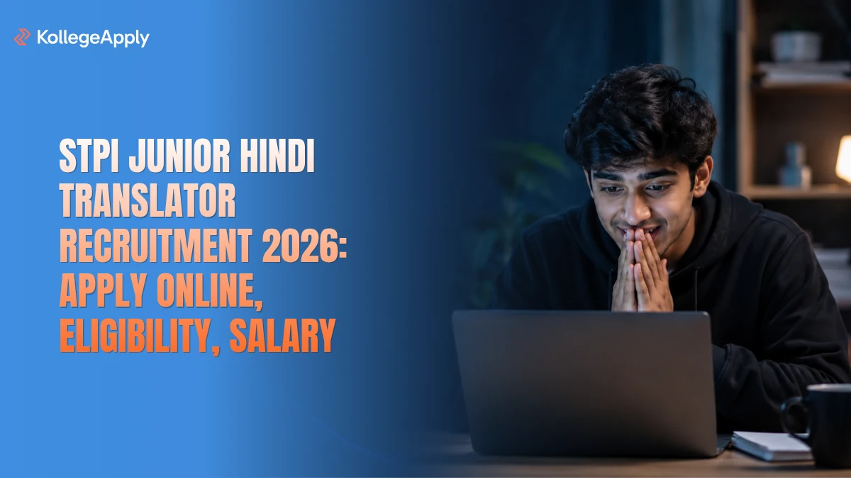 STPI Junior Hindi Translator Recruitment 2026: Apply Online, Eligibility, Salary