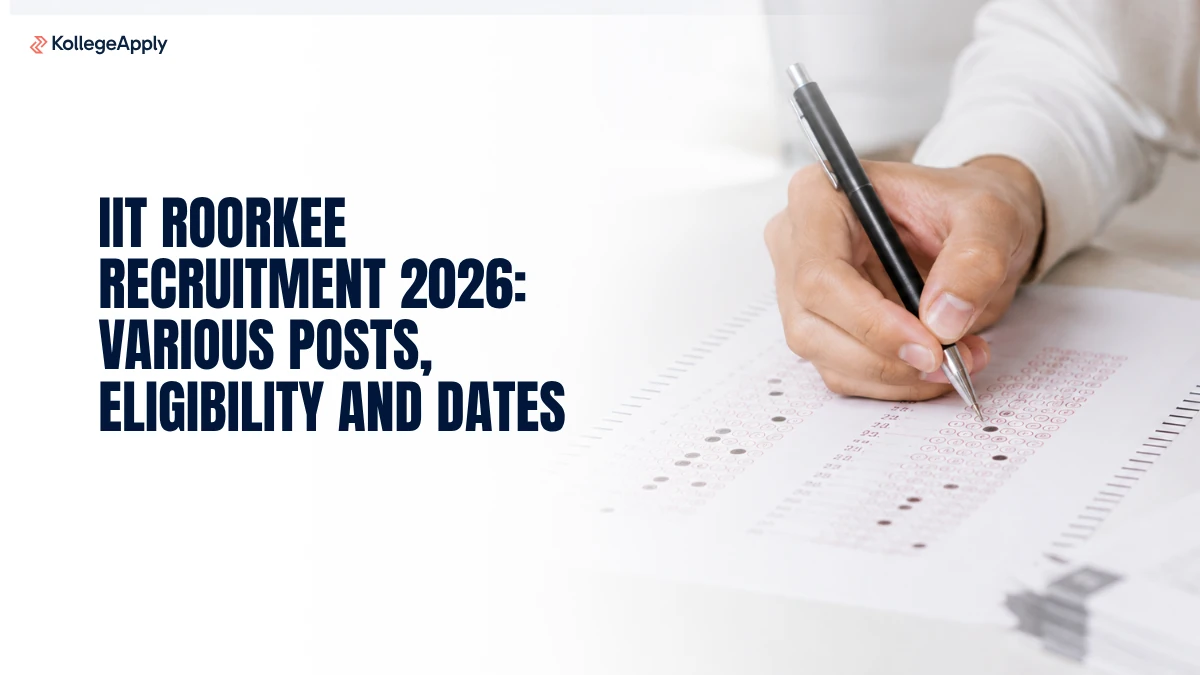 IIT Roorkee Recruitment 2026: Various Posts, Eligibility and Dates
