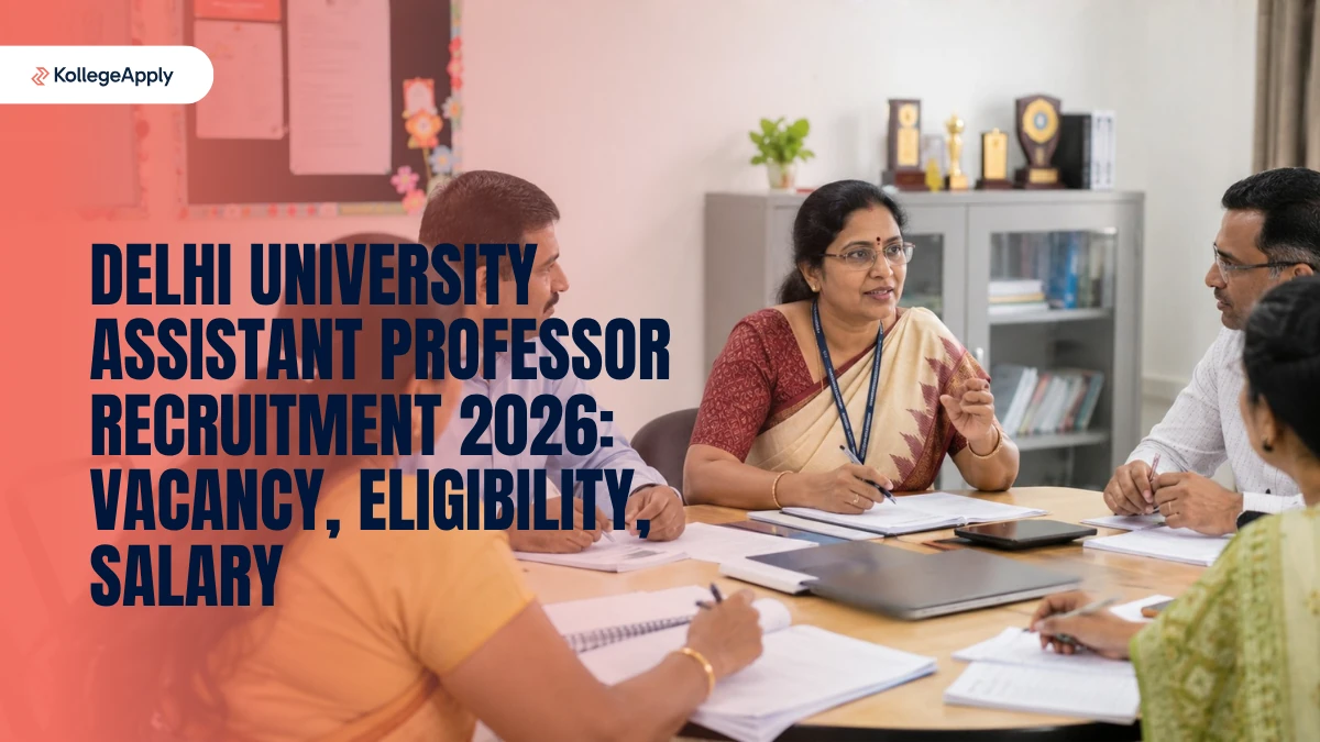 Delhi University Assistant Professor Recruitment 2026: Vacancy, Eligibility, Salary