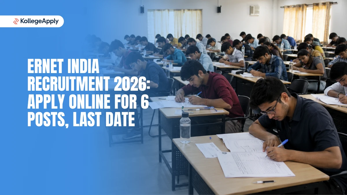 ERNET India Recruitment 2026: Apply Online for 6 Posts, Last Date