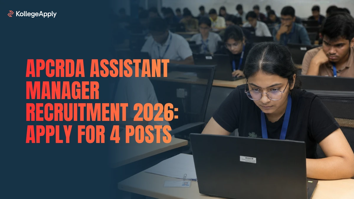 APCRDA Assistant Manager Recruitment 2026: Apply for 4 Posts