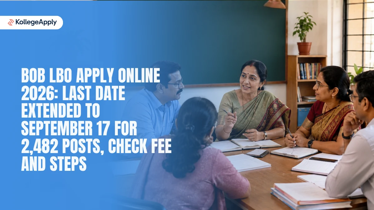 BOB LBO Apply Online 2026: Last Date Extended to September 17 for 2,482 Posts, Check Fee and Steps