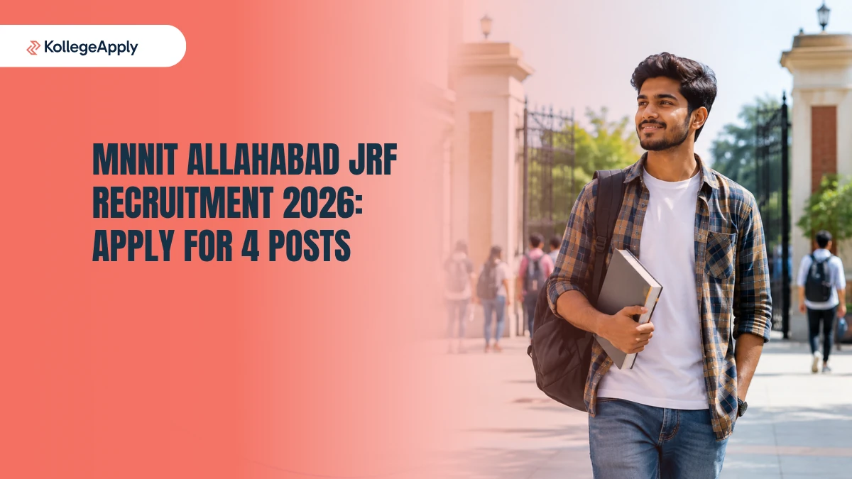 MNNIT Allahabad JRF Recruitment 2026: Apply for 4 Posts       
