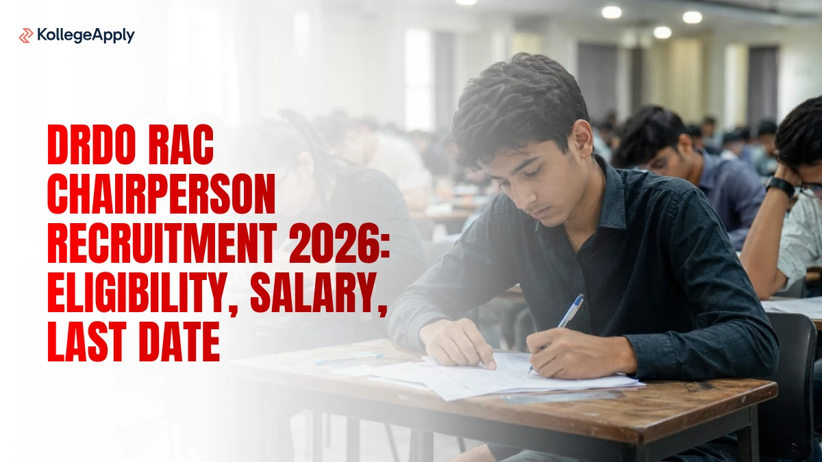 DRDO RAC Chairperson Recruitment 2026: Eligibility, Salary, Last Date