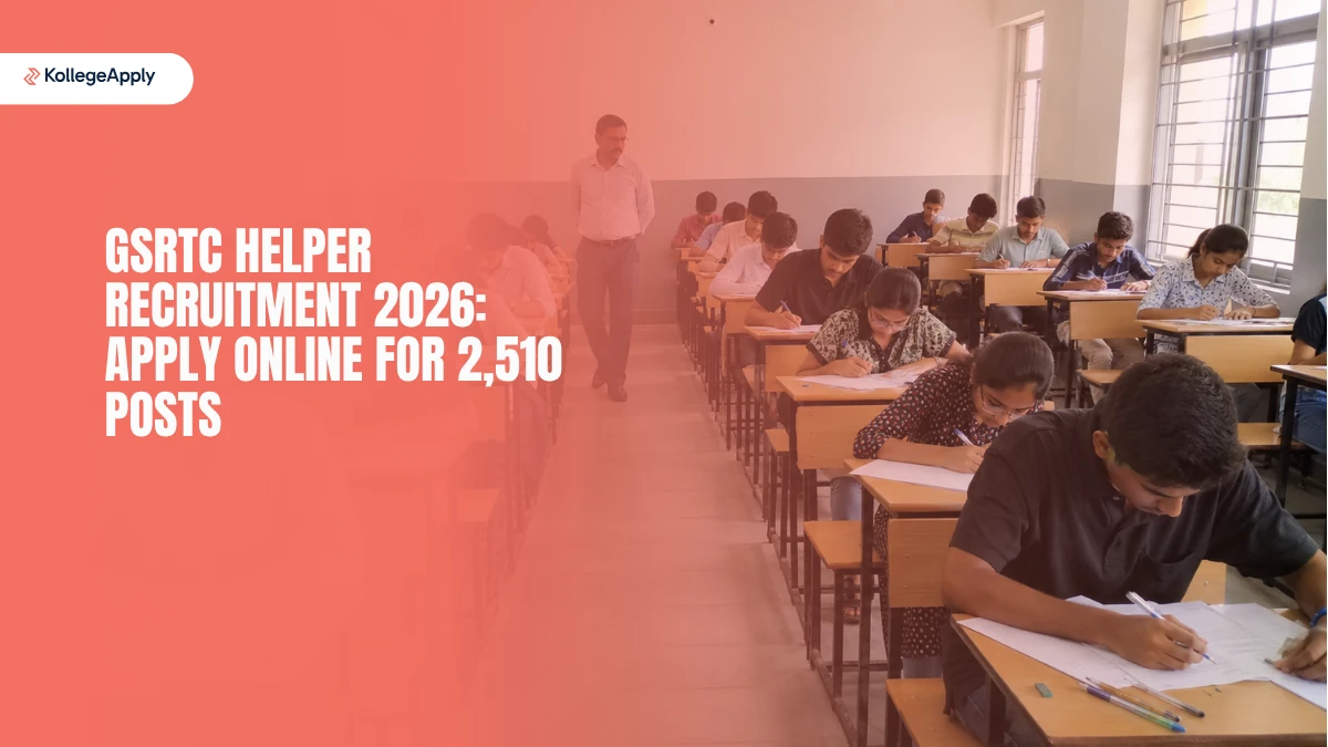GSRTC Helper Recruitment 2026: Apply Online for 2,510 Posts    