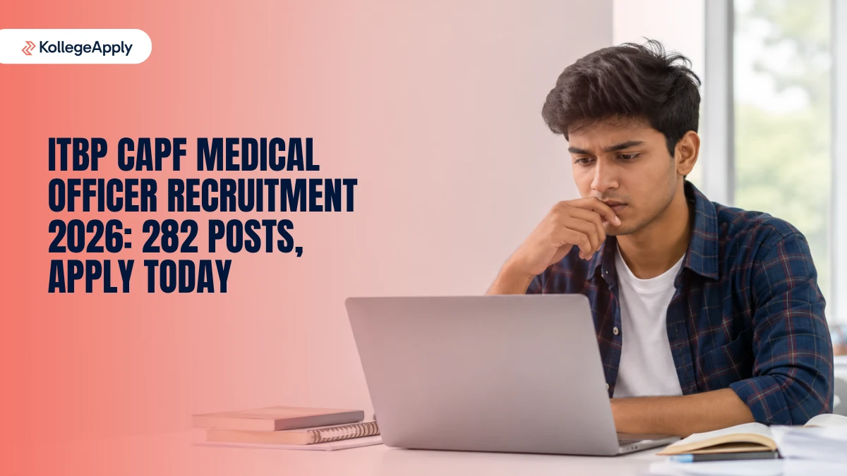 ITBP CAPF Medical Officer Recruitment 2026: 282 Posts, Apply Today