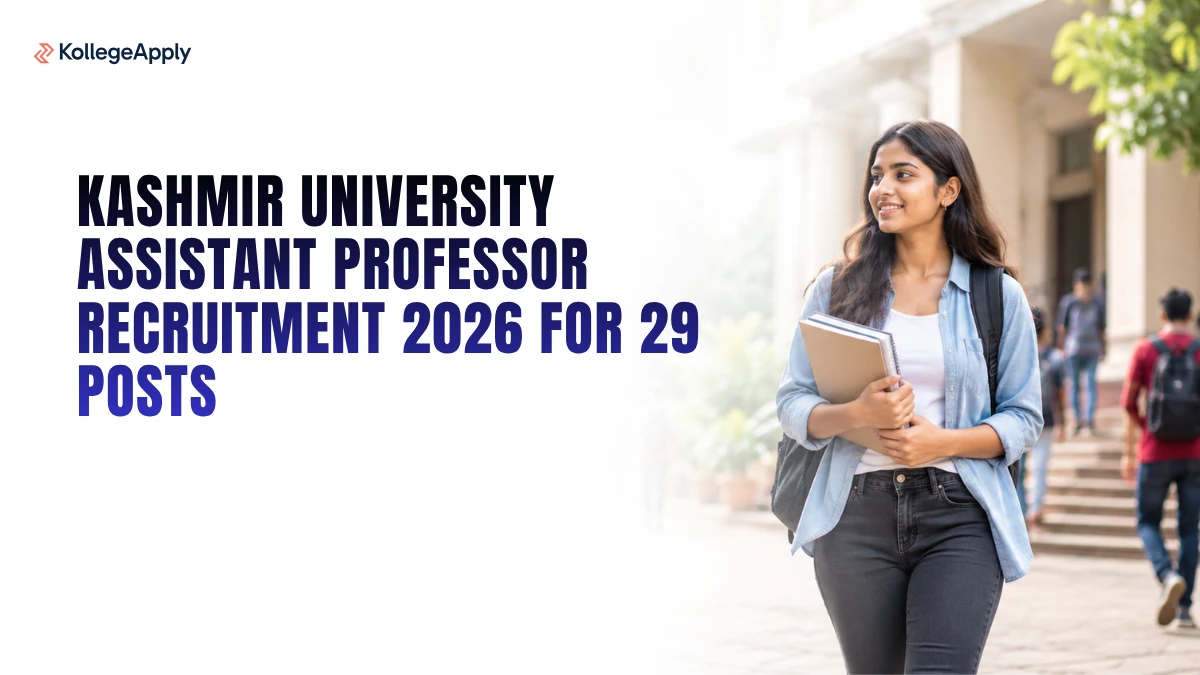 Kashmir University Assistant Professor Recruitment 2026 for 29 Posts