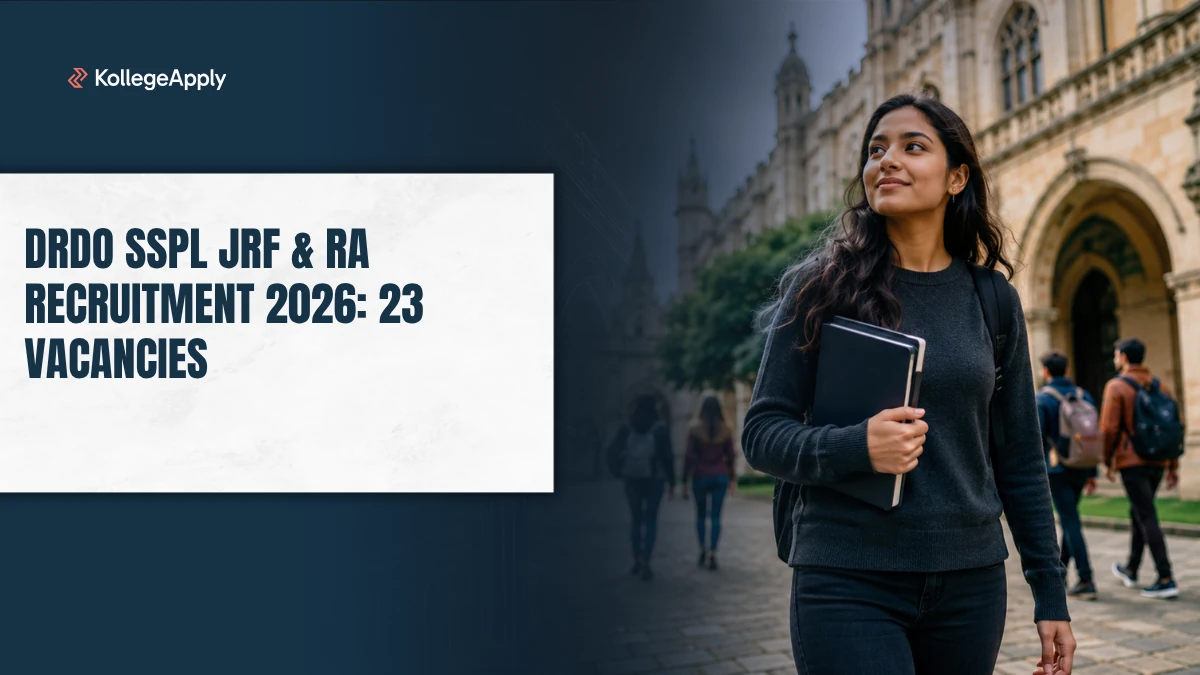 DRDO SSPL JRF & RA Recruitment 2026: 23 Vacancies                   
