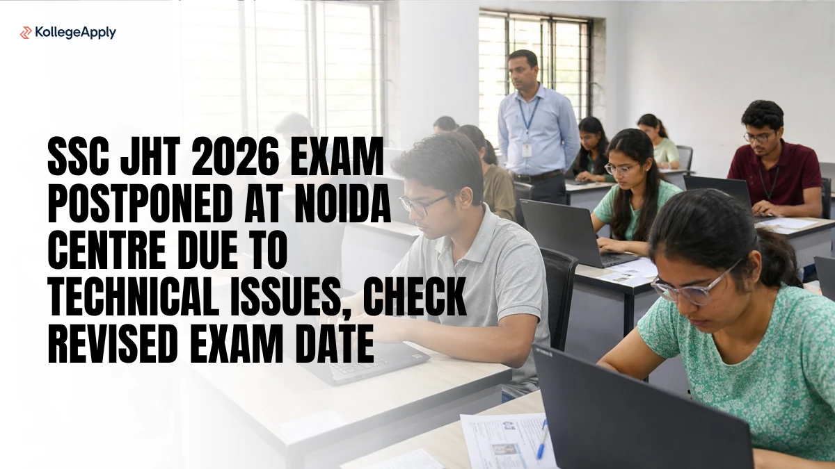 SSC JHT 2026: Exam Postponed at Noida Centre Due to Technical Issues; Check Revised Exam Date
