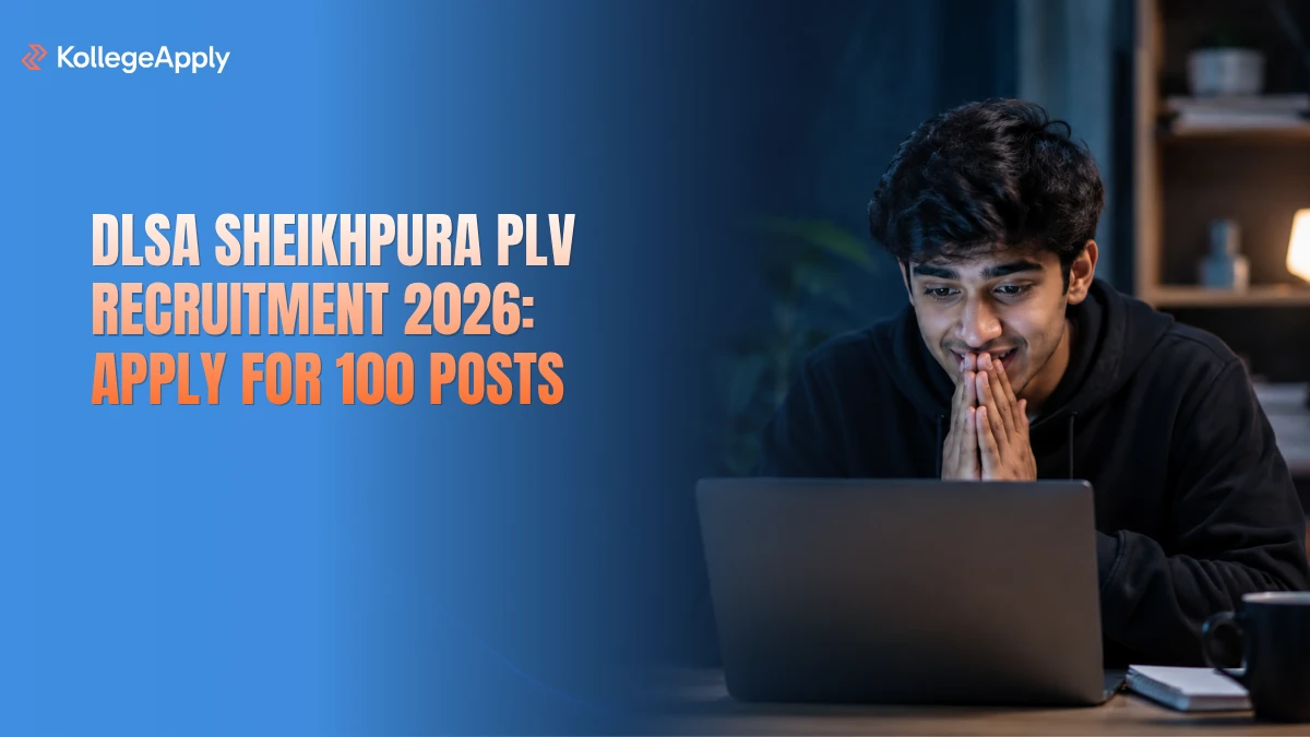 DLSA Sheikhpura PLV Recruitment 2026: Apply for 100 Posts        
